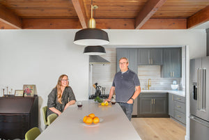 Stifled by work-at-home requirements, a newly-purchased 1950s home transforms with a remodel