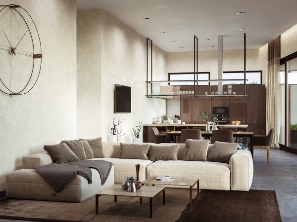 Coffee And Cream Interiors With A Swirl Of Sophisticated Style – Garmur ...
