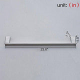 Explore auswind 4 piece wall mounted 304 stainless steel bathroom hardware set square base toilet paper holder towel bar towel rings clothes hook chrome