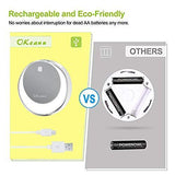 Budget friendly okeanu motion sensor light 14 led cordless rechargeable night light portable closet lights for hallway basement garage bathroom cabinet stair 3 pack white