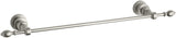 KOHLER K-6816-BN IV Georges Brass 18-Inch Towel Bar, Vibrant Brushed Nickel