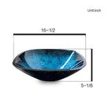 Save on bathroom vanities 24 inch with sink freestanding eco mdf sink cabinet vanity organizers with counter top glass vessel sink vanity mirror and 1 5 gpm faucet combo vanity ocean blue sink