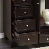 Products silkroad exclusive hyp 0703 t uwc 55 travertine top single white sink bathroom vanity with espresso cabinet 55 dark wood