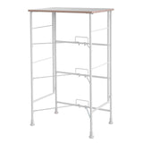 Save leaf house fabric 3 drawer storage organizer unit nightstand for nursery closet bedroom bathroom entryway beige no tools required