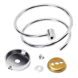 Products tapcet hair dryer holder wall mounted hair dryer rack stainless steel blow dryer rack dryer hanging rack space organizer for bathroom bedroom washroom barbershop chrome and silver