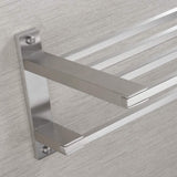 Home kes sus304 stainless steel 22 hotel towel rack bathroom shelf shower towel bar rust proof wall mount contemporary style space saving for multi hand towels brushed finish a2410s60 2