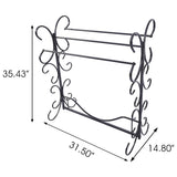 The best homerecommend free standing towel rack 3 bars drying rack metal organizer for bath hand towels outdoor beach towels washcloths laundry rooms balconies bathroom accessories