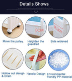 Purchase baoyouni slim slide out rolling storage cart tower narrow space organizer rack with wheels for laundry bathroom kitchen living room 4 tier