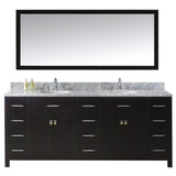 Storage organizer virtu usa caroline parkway 78 inch double sink bathroom vanity set in espresso w round undermount sink italian carrara white marble countertop no faucet 1 mirror md 2178 wmro es