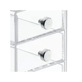 Buy idesign clarity plastic cosmetic 5 drawer jewelry countertop organization for vanity bathroom bedroom desk office 3 5 x 7 x 10 clear