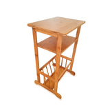 Latest splashsoup bamboo side table compact book magazine media rack end piece natural bathroom towel stand living room corner organizer entryway caddy