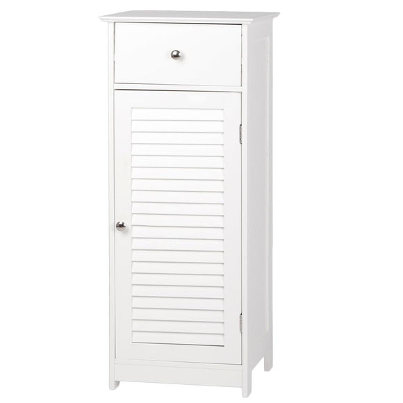 FCH One Door & One Drawer Bathroom Cabinet White