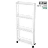 Organizer Shelf Gap Holder With Wheel Refrigerator Bathroom Cabinet