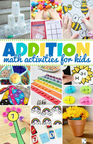 Addition Activities for Kindergarten plus Games & Printables