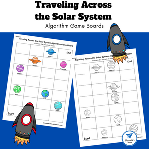 Traveling Across the Solar System Algorithm Game Boards