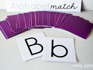 Printable Alphabet Match Game