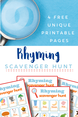 Rhyming Scavenger Hunt