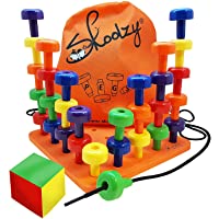 Skoolzy Toddlers Preschool Kids Montessori Toys Peg Board Set only $13.59