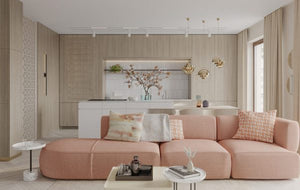 Gentle and soothing, yet textured and interesting, this 89 square metre apartment interior offers the ideal space in which to regroup and rejuvenate