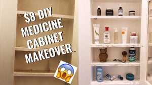 How I updated my (gross) bathroom cabinets for $8 in 10 minutes
