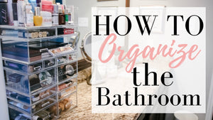 Take an organizational tour through my bathroom to see how I organize my makeup, skincare, haircare and daily essentials in another episode of my How to ...