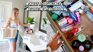 only took about a year to finally start organizing and decorating my bathroom! what color paint should i chose for it? comment below! xo -alisha marie BUY MY ...