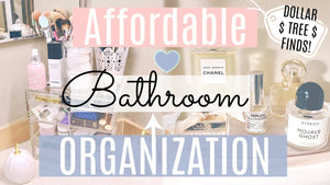 bathroomorganization #cheapstorageideas #cleanwithme Hi friends! I am so sorry this video is up later than promised