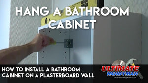 In this video I install a bathroom cabinet with mirrored doors onto a plasterboard wall that is only three inches thick, often called an egg box partition because the ...