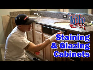 Using Glaze To Highlight Cabinet