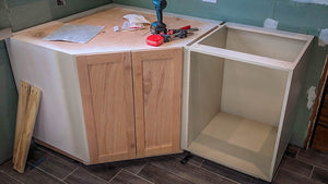 How I made a Kitchen Corner Cabinet | NewAir G73 Review by Wood U Make It (2 years ago)