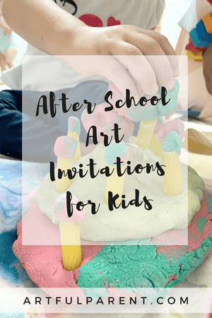 5 Easy After School Art Invitations for Kids