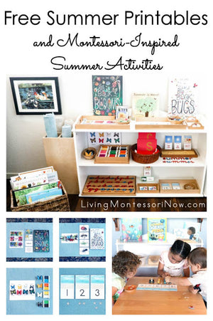 Montessori-Inspired Summer Activities Using Free Printables