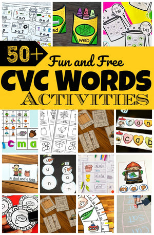 CVC Words Activities, Games, and Worksheets