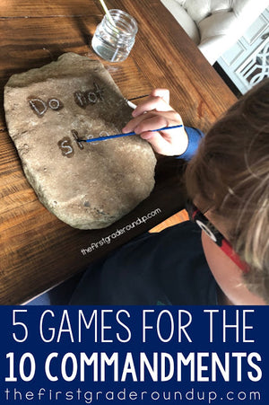 10 Commandment Games For Kindergarteners