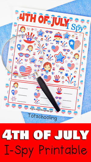 Free 4th of July I-Spy Printable