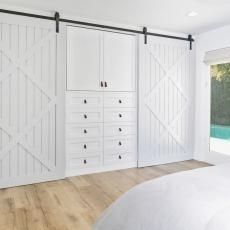 Modern Contemporary White Closet Doors