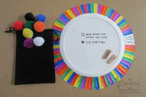 Travel-Friendly Paper Plate Game