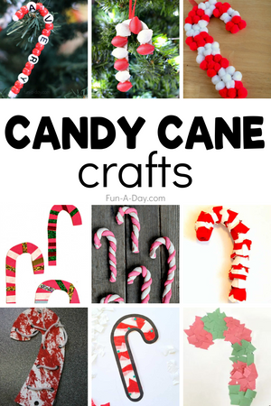 25+ Candy Cane Crafts and Ornaments for Kids