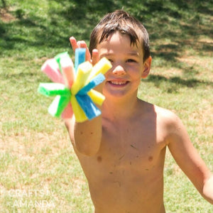 Sponge Bombs and Sponge Toss Water Game