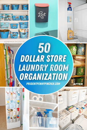 50 Dollar Store Laundry Room Organization Ideas