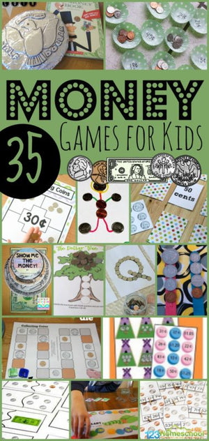 35 FUN Money Games and Activities for Kids