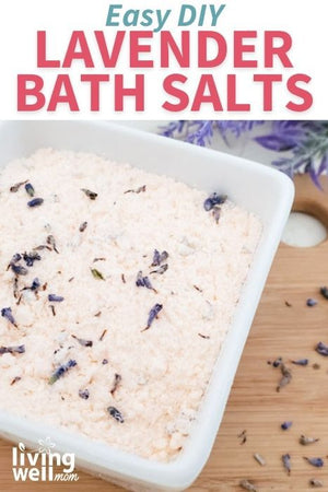 Easy DIY Bath Salts With Lavender And Orange