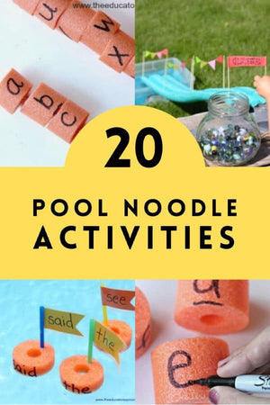 20 Pool Noodle Learning Activities for Kids