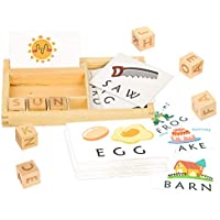 Youwo See and Spell Learning Puzzle Preschool Spelling Game Toys only $14.69