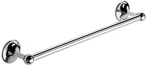 WS Bath Collections Venessia 52916-G Venessia Collection Self-Adhesive Wall Mount Towel Bar, 23.6", Polished Chrome