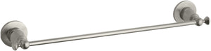 KOHLER K-205-BN Antique 18-Inch Towel Bar, Vibrant Brushed Nickel