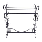 Storage organizer homerecommend free standing towel rack 3 bars drying rack metal organizer for bath hand towels outdoor beach towels washcloths laundry rooms balconies bathroom accessories