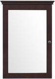 Great crosley furniture lydia mirrored bathroom wall cabinet espresso