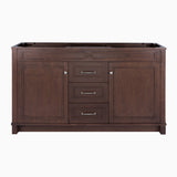 Related maykke abigail 60 bathroom vanity cabinet in birch wood american walnut finish double floor mounted brown vanity base cabinet only ysa1156001