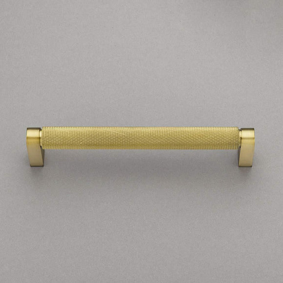 Belle Knurled Collection 6” Pull Handle Hardware Burnished Brass Finish Pulls Great for Kitchen or Bathroom Cabinets, Drawers, Dressers, and More! - P100-11/4553